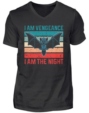 I AM Vengeance I AM THE NIGHT - Herren V-Neck Shirt