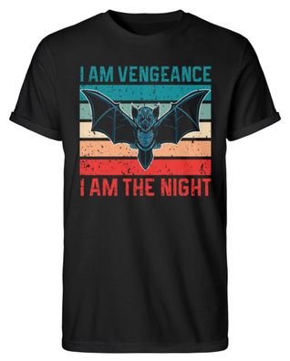 I AM Vengeance I AM THE NIGHT - Herren RollUp Shirt