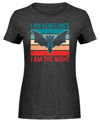 I AM Vengeance I AM THE NIGHT - Damen Melange Shirt