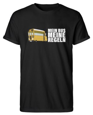 MEIN BUS MEINE REGELN - Herren RollUp Shirt