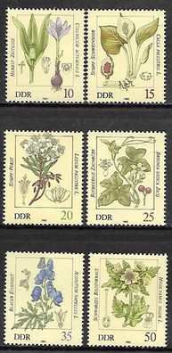 DDR postfrisch Michel-Nummer 2691-2696