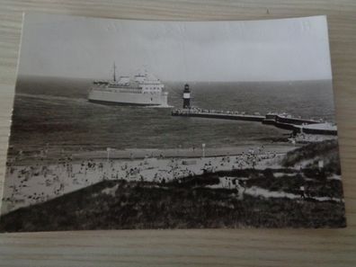 5695 Postkarte, Ansichtskarte - Rostock-Warnemünde -Fährschiff
