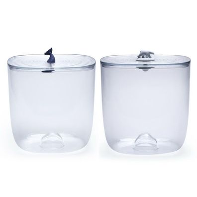 Vorratsbehälter transparent Eisbär Wal Qualy 3,5L Box Aufbewahrung Behälter Dose