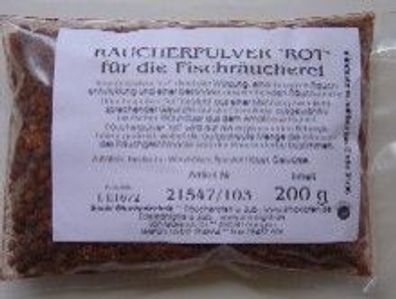SMOKI - Gewürzräucherpulver rot zum Räuchern von Fleisch, 200gr. Art. Nr.068
