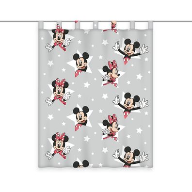 Disney Minnie & Mickey Gardine Vorhang Fertiggardine 140 x 175 cm blickdicht