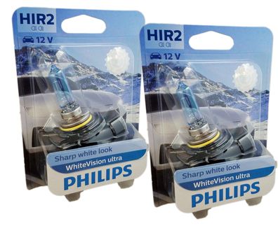 Philips HIR2 White Vision Ultra 3700K Einzelblister 9012WVUB1 2st.