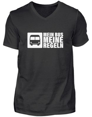 MEIN BUS MEINE REGELN - Herren V-Neck Shirt