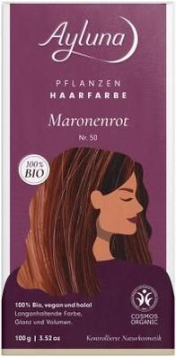 Ayluna Haarfarbe Maronenrot - 100g