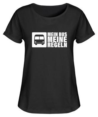 MEIN BUS MEINE REGELN - Women Rollup Shirt-ILKW7S1T