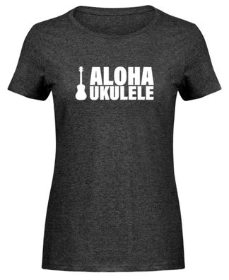 ALOHA Ukulele - Damen Melange Shirt