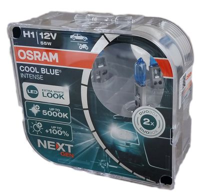 Osram H1 Cool Blue Intense NEXT GEN 5000K Xenon Look 2er Set 64150CBN-HCB