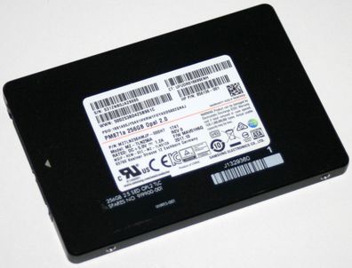 Samsung PM871a, 256GB, SSD, SATA, 2,5 Zoll, Festplatte