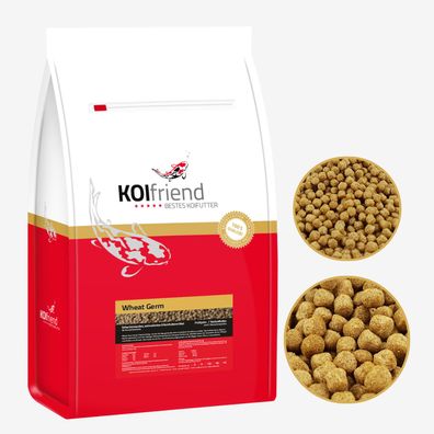 Koifutter Wheat Germ 7,5kg 3mm 6mm Frühjahrsfutter Herbstfutter Fischfutter Teich Koi