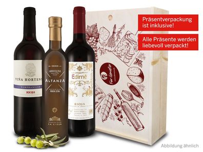 Wein-Geschenk Rioja-Rotwein & Olivenöl