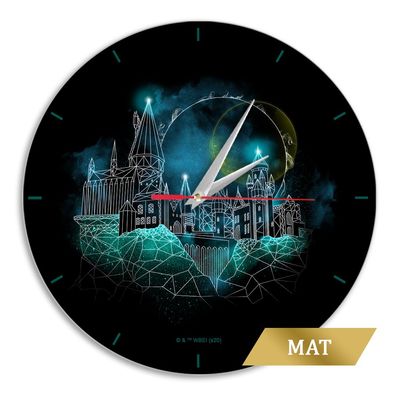 Wanduhr Matt Harry Potter Uhr Clock Hogwarts