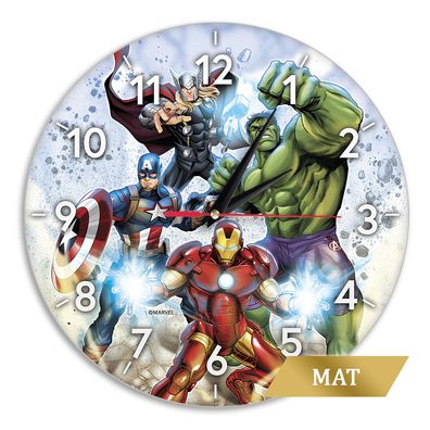 Wanduhr Matt Avengers Marvel Multicoloured Uhr Clock