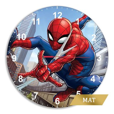 Wanduhr Matt Spider Man Marvel Multicoloured Uhr Clock