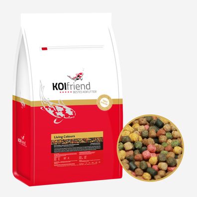 Koifutter Living Colours 7,5 kg 10 Sorten Mix Spirulina Paprika Fischfutter Koi