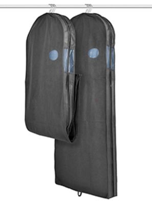 Schwarz Hama 128804 Kleidersack für mehrere Kleidungsstücke 100 x 60 cm 