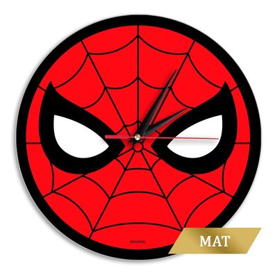 Wanduhr Matt Spider Man Marvel Red Uhr Clock