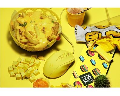 Mionix Gaming + Artists Maus Castor French Fries Optisch USB PC Mouse 5000 DPI