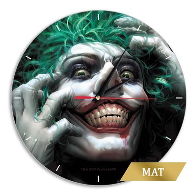 Wanduhr Matt Joker Uhr Clock