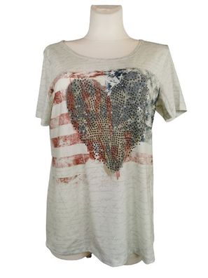 Aniston Shirt mit Alloverdruck, usedprint, Gr. 44