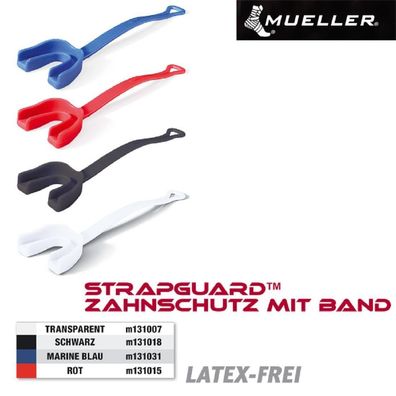 Mueller Strapguard Zahnschutz mit Band, Transp. / Inhalt 1 Stück