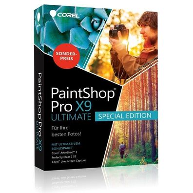 Corel PaintShop Photo Pro X9 Ultimate Spezial Edition BOX