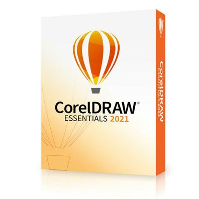 CorelDRAW Essentials 2021 Essentials, Windows 10(64 Bit), Box, EN/ ES/ FR/ NL/ IT/ SV