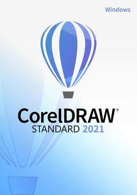 COREL CorelDRAW Standard 2021, Windows10/11 (64 Bit), Download