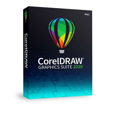 CorelDRAW Graphics Suite 2020 Vollversion Mac, Deutsch, SlimCase
