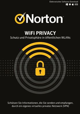 Norton WiFi Privacy 1.0, 1 Jahr 5 Geräte, Download