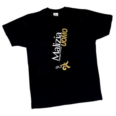 Malizia UOMO Gold T-Shirt Größe XL