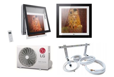 Split Klimaanlage LG Artcool Gallery A09FT 2,5 kW 9000 BTU + 3 Meter Montageset