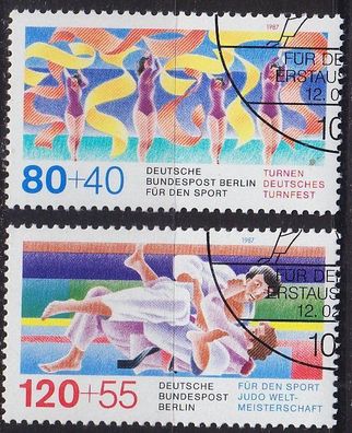 Germany BERLIN [1987] MiNr 0777-78 ( O/ used ) Sport