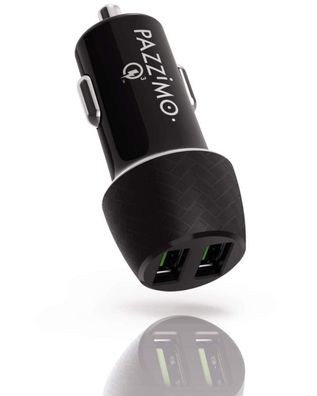 Pazzimo Dual Kfz Ladegerät 6A Qualcomm Quick Charge QC 3.0 USB Car Adapter Lader