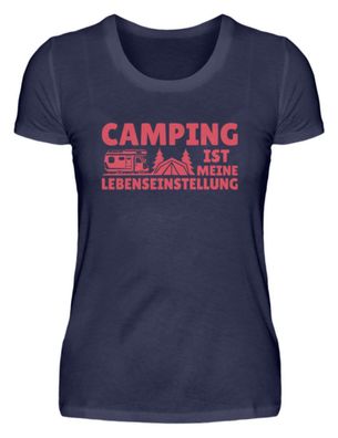Camping IST MEINE Lebenseinstellung - Damen Premiumshirt