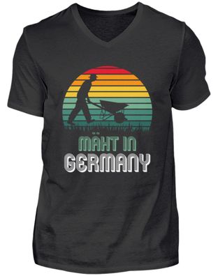 MÄHT IN Germany - Herren V-Neck Shirt