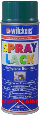 Wilckens Lackspray Spraydose Sprühlack Felgenspray Spraylack Farbe Moosgrün RAL 6005