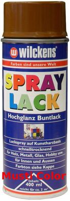 Wilckens Lackspray Spraydose Sprühlack Felgenspray Spraylack Farbe Lehmbraun RAL 8003
