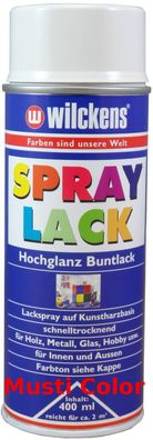 Wilckens Lackspray Spraydose Sprühlack Felgenspray Spraylack Farbe Cremeweiß RAL 9001