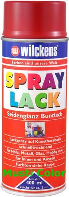 Wilckens Lackspray Spraydose Lack Sprühlack Spraylack Farbe Rubinrot RAL 3003
