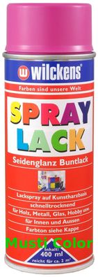 Wilckens Lackspray Spraydose Lack Sprühlack Spraylack Farbe Rosa RAL 3017