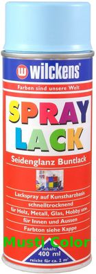 Wilckens Lackspray Spraydose Lack Sprühlack Spraylack Farbe Eisblau RAL 5006