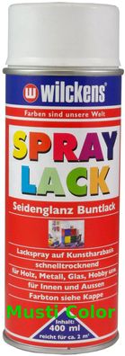 Wilckens Lackspray Spraydose Lack Sprühlack Spraylack Farbe Reinweiß RAL 9010