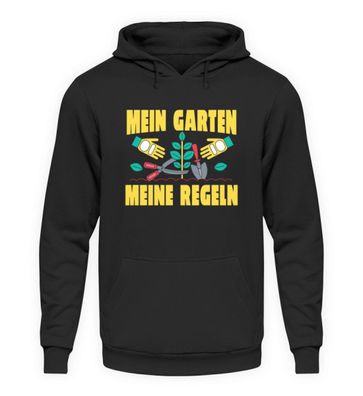 MEIN GARTEN MEINE REGELN - Unisex Kapuzenpullover Hoodie