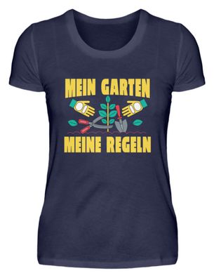 MEIN GARTEN MEINE REGELN - Damen Premiumshirt