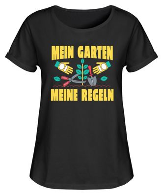 MEIN GARTEN MEINE REGELN - Damen RollUp Shirt