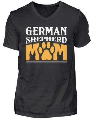 GARMAN Shepherd MOM - Herren V-Neck Shirt